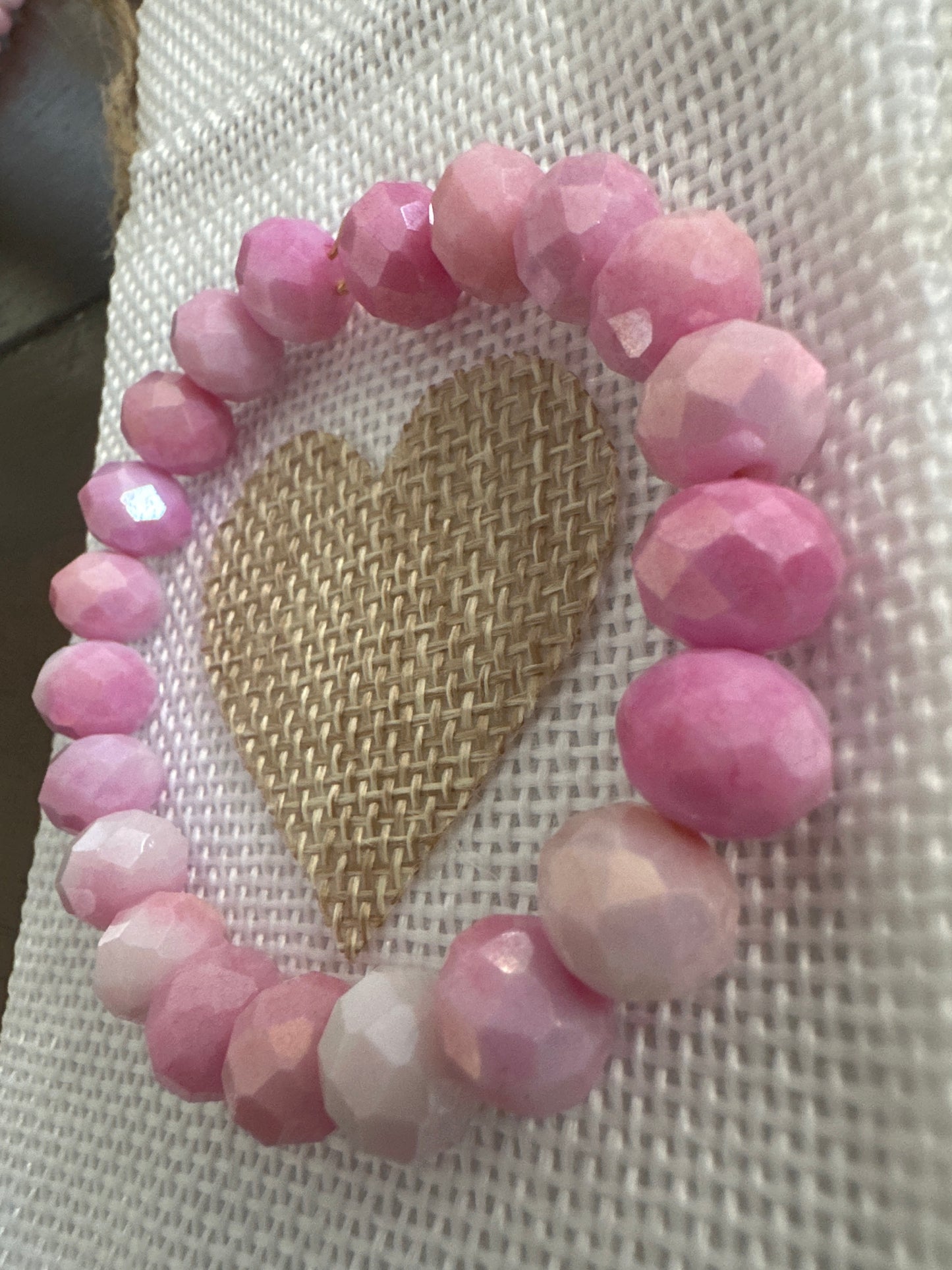 Dream pink bracelet fits wrist from 4.5 to 6.5