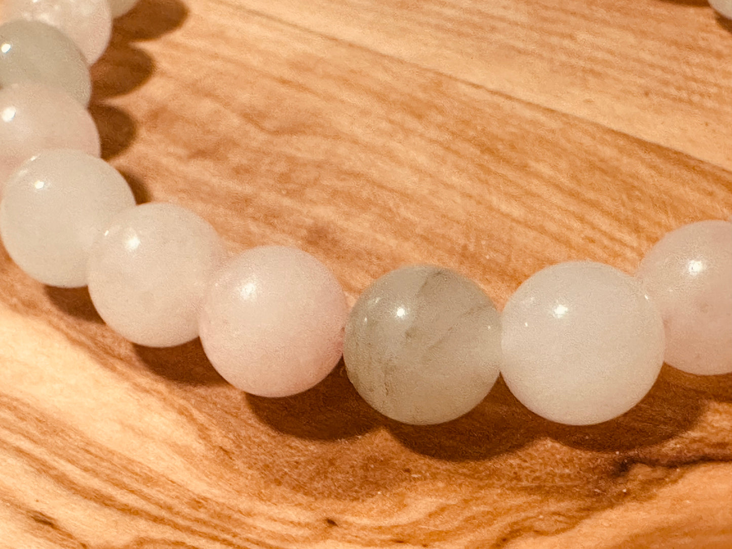 Stretchy natural 6mm Rose Quartz