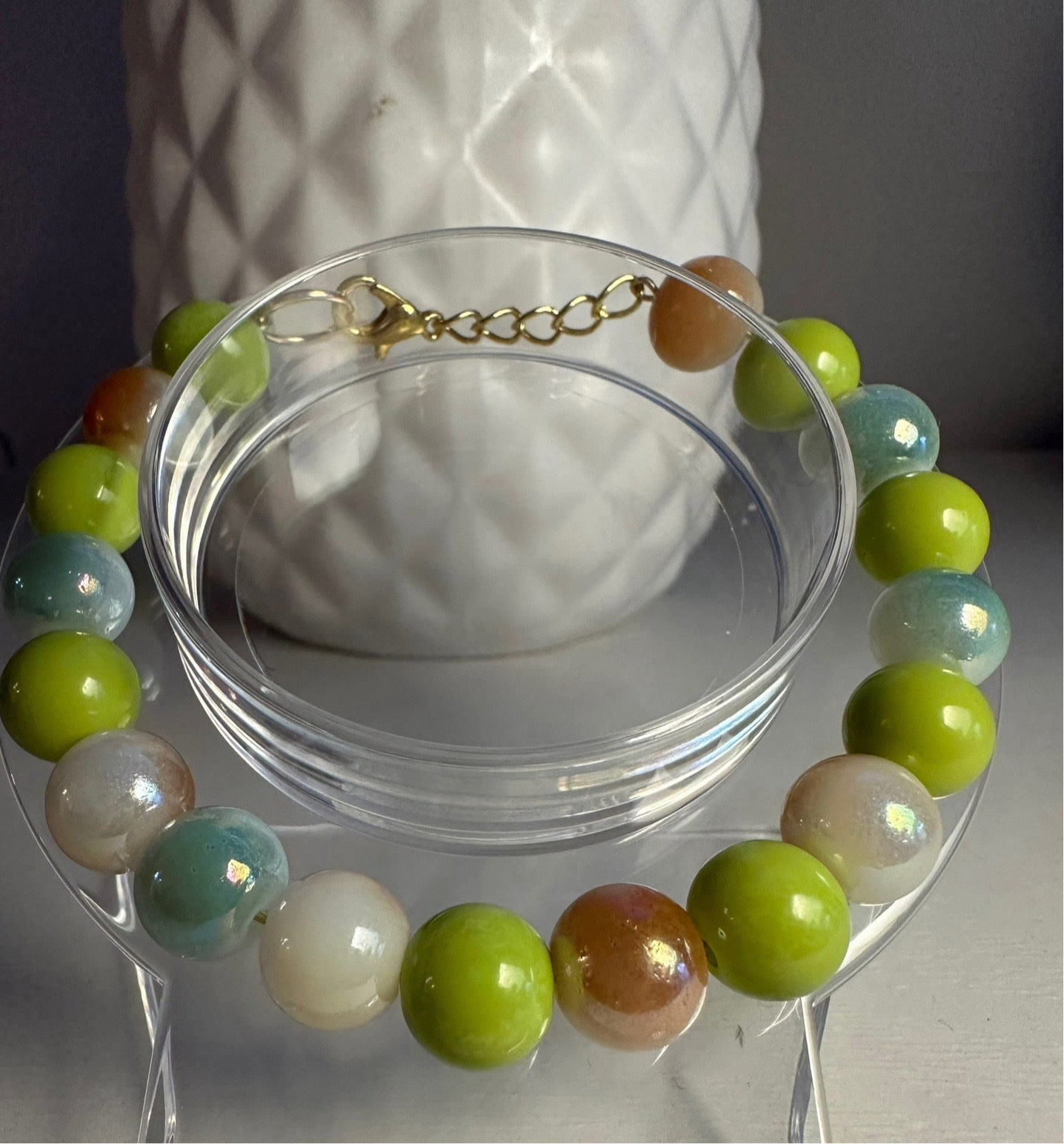 Green Earthy Tones bracelet