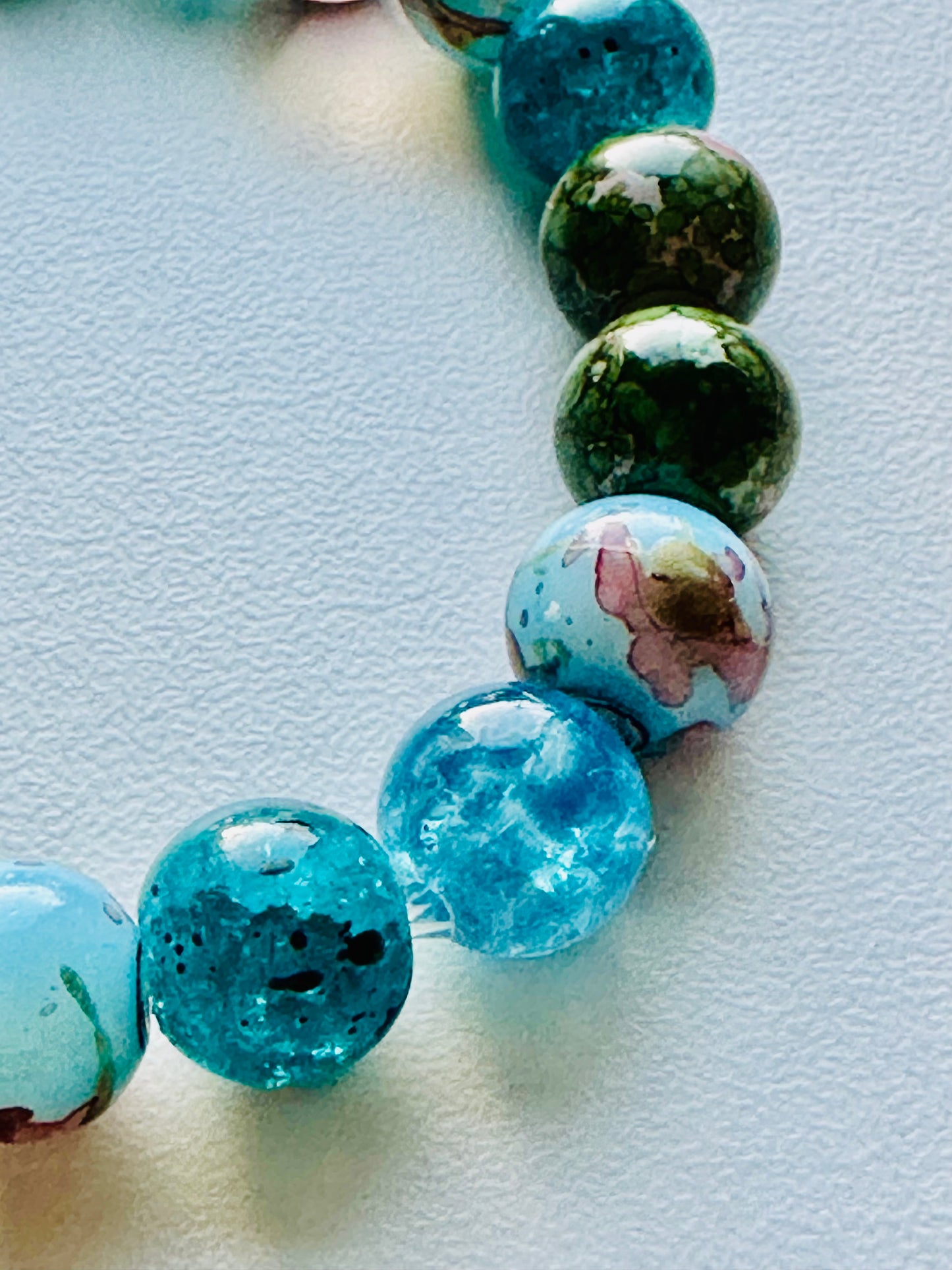 Blue Sparkly Bracelet.