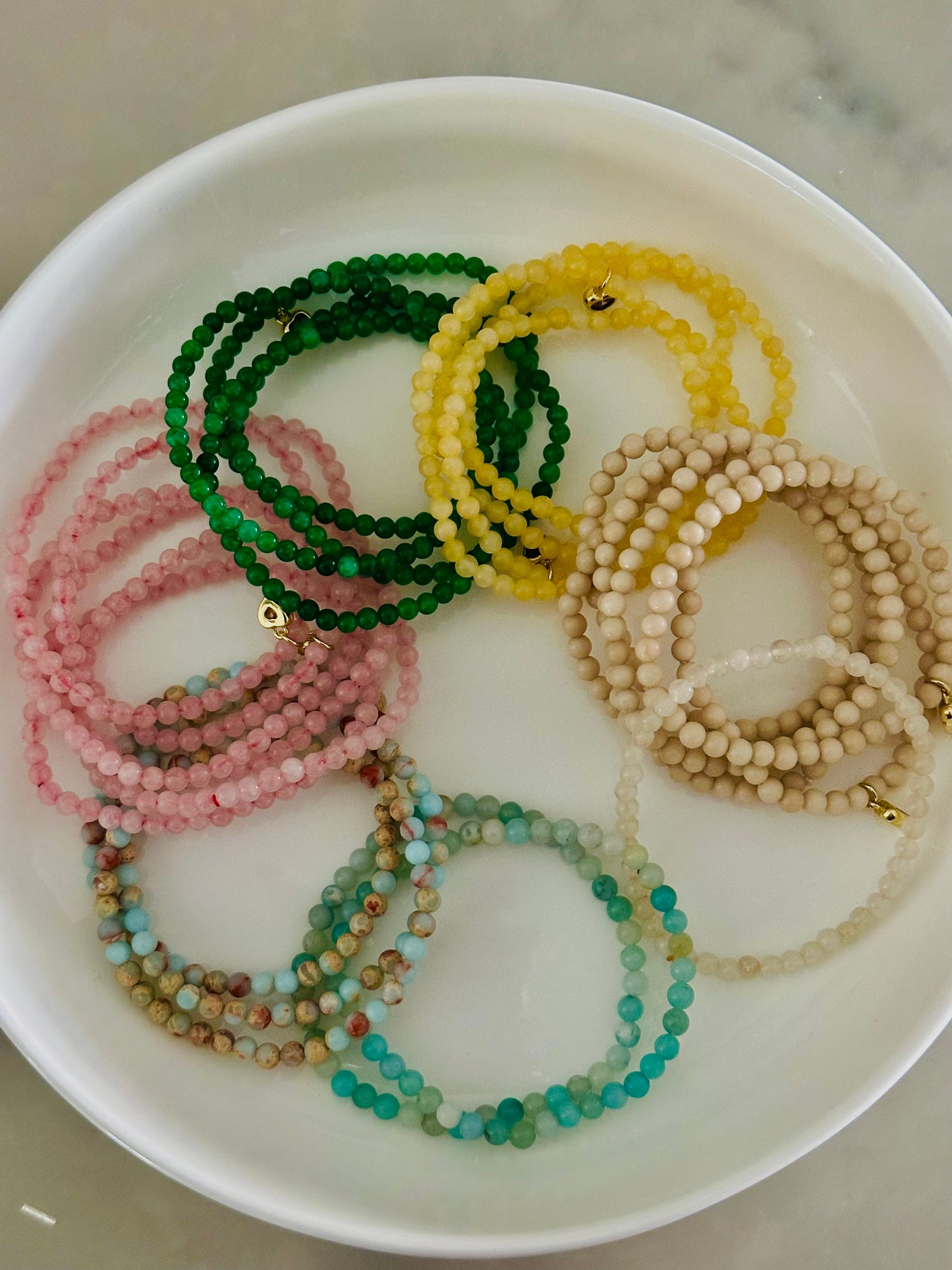 Rose Quartz Bracelet 4mm