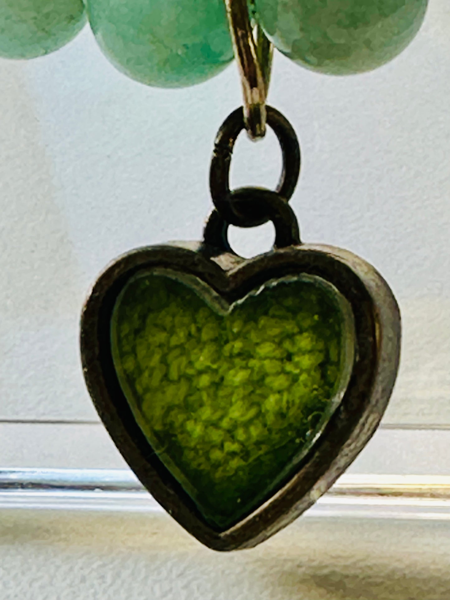 Amazonite Bracelet with Heart.